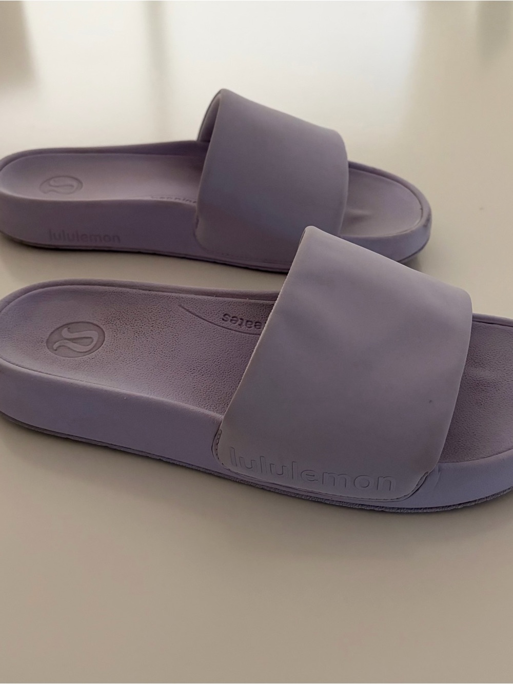 lululemon athletica Lavender Frost Slide Sandals